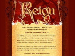 REIGN, a game of lords and leaders