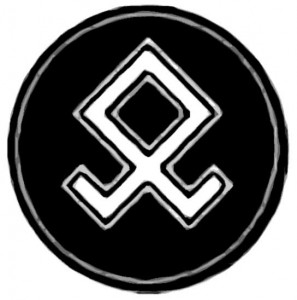 The Odal Rune, symbol of the Übermenschen