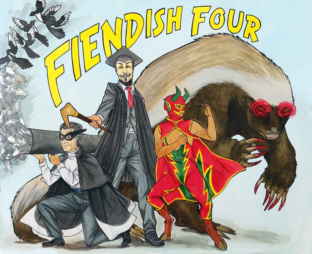 The Fiendish Four, supervillains from The Spared and the Spoiled